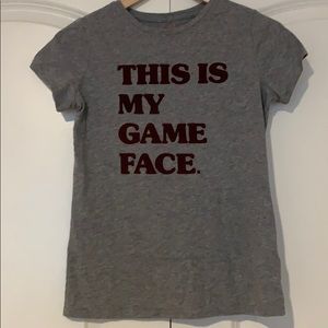 Gray graphic t-shirt